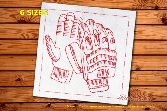 Cricket Hand Gloves: Embroidery Design Review