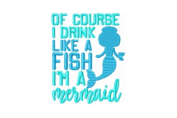 Drink Like a Fish: Sweatshirt Embroidery Review