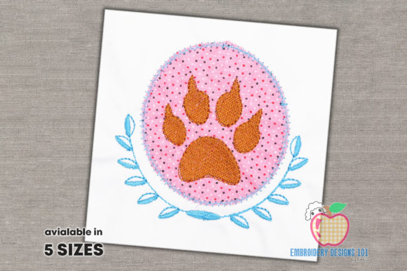 Foot Print of the Dog Applique: A Designer Review