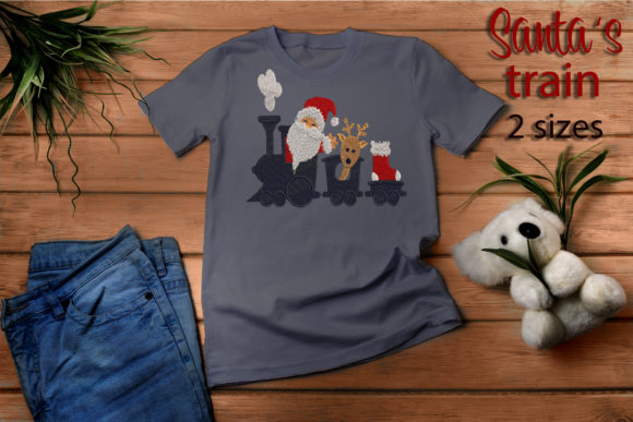 Santa Coming by Train: Christmas Embroidery Review