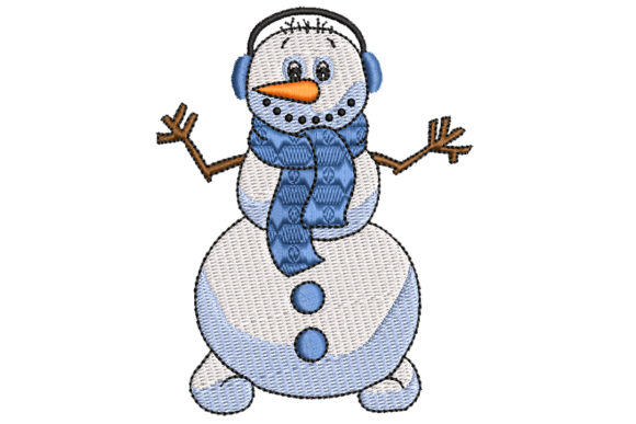 Snowman with Ear Mittens: Sweatshirt Design Review