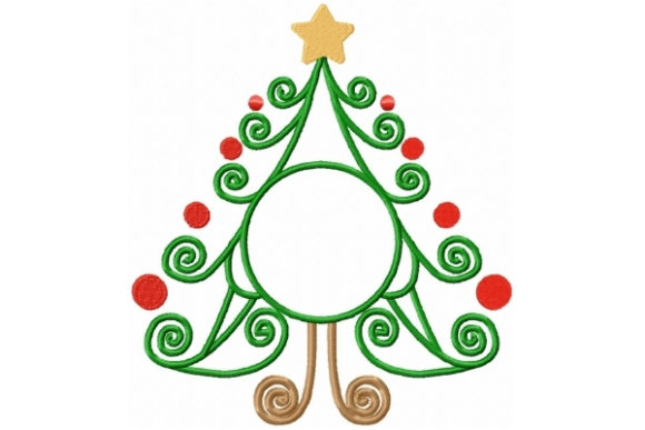Swirly Christmas Tree Mono: An Etsy Seller Review